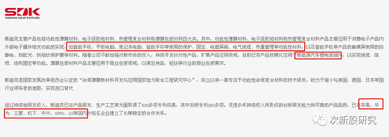 次新股研究--斯迪克:消费电子、石墨烯、特斯拉及华为产业链受益股